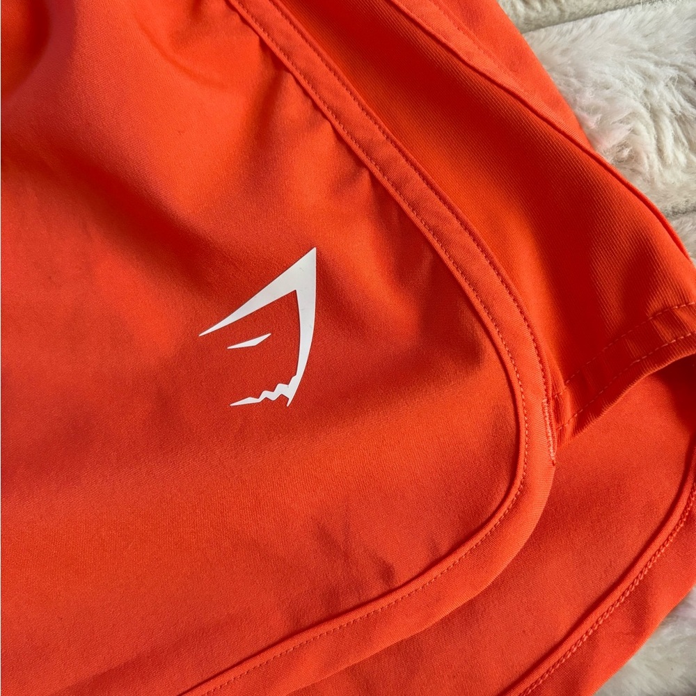Gymshark Orange Athletic Shorts - Picture 3 of 3